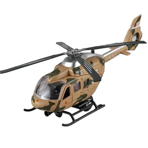1: 64 for Militärhubschrauber Legierung Modell Ornamente Sammlung(Beige) von RHUIMEI