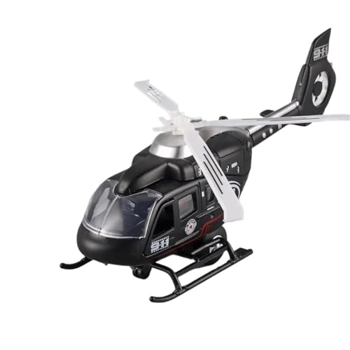 1: 64 for Militärhubschrauber Legierung Modell Ornamente Sammlung(Black) von RHUIMEI