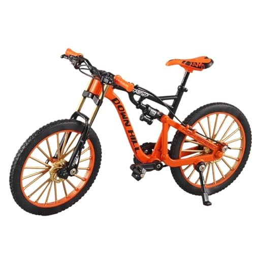 1: 8 Für Dreifarbiges Verzögerungslegierungs-Mountainbike-Modell(Orange) von RHUIMEI