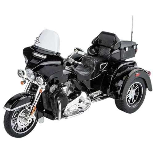 1: 9 Für Davidson Motorrad Dreirad Legierung Modell(Black) von RHUIMEI