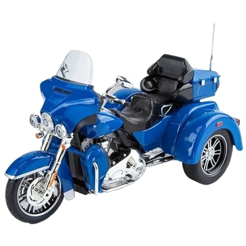1: 9 Für Davidson Motorrad Dreirad Legierung Modell(Blue) von RHUIMEI