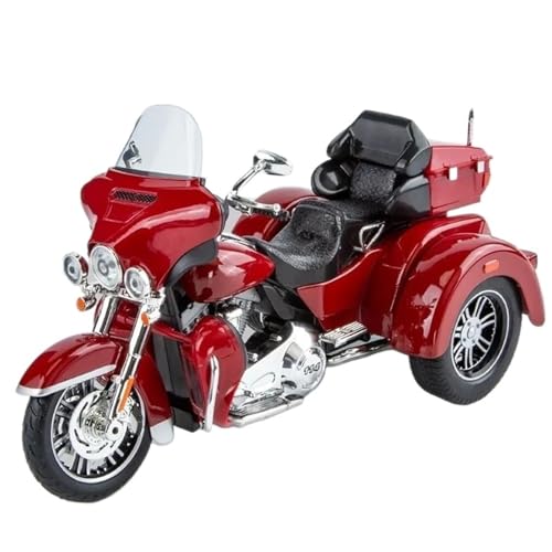1: 9 Für Davidson Motorrad Dreirad Legierung Modell(Red) von RHUIMEI
