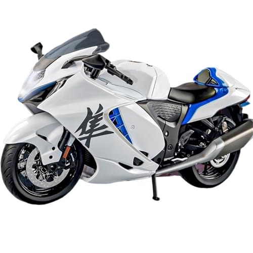 1: 9 Für Falcon Motorrad Modell Simulation Legierung Figur Ornamente(White) von RHUIMEI
