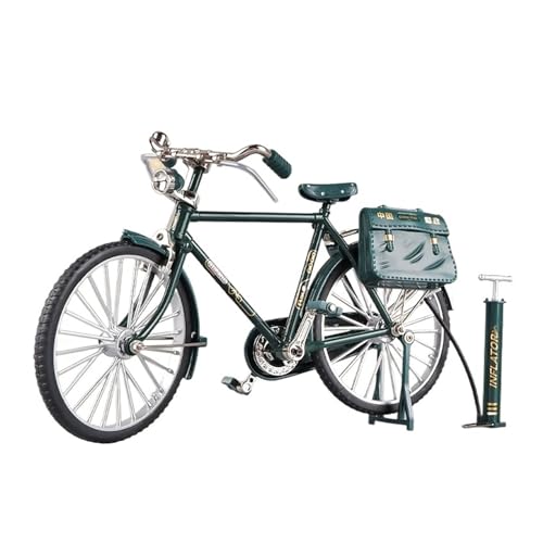 1:10 Simulation des Chinesischen Briefträgers Zwei Acht-Bar-Briefträger Auto-Legierung Fahrrad Oldtimer-Modell Exquisite(Green) von RHUIMEI