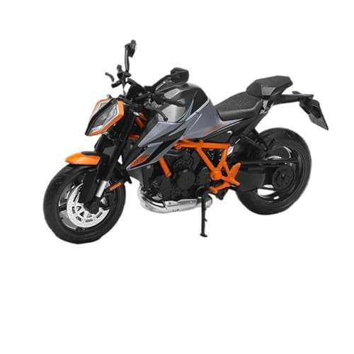 1:12 Für 1290 Super Duke R Alloy Trail Motorradmodell(Chrome) von RHUIMEI
