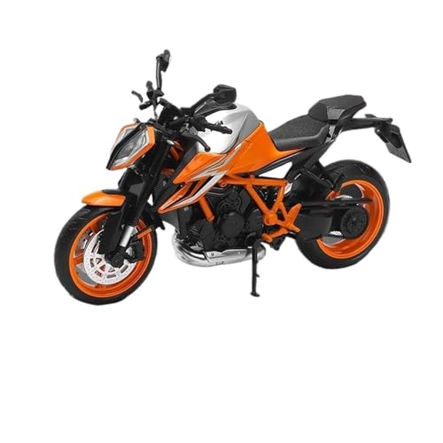 1:12 Für 1290 Super Duke R Alloy Trail Motorradmodell(Orange) von RHUIMEI