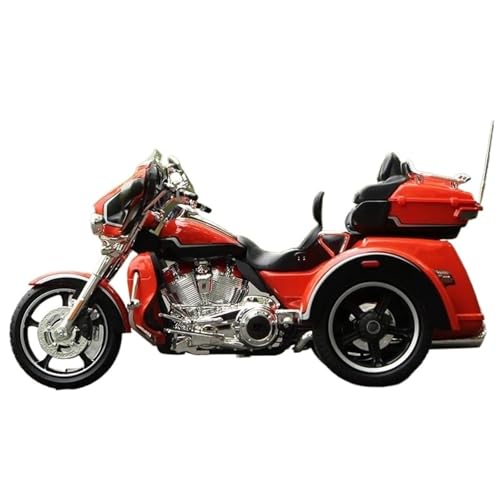 1:12 Für CVO Tri Glide 2021 Dreirad-Legierungsdruckgussmodell(Orange) von RHUIMEI