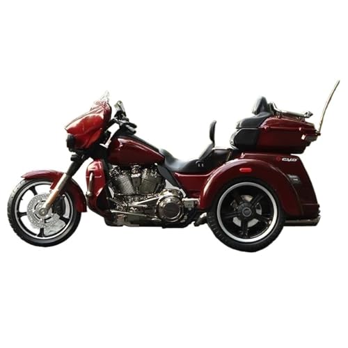 1:12 Für CVO Tri Glide 2021 Dreirad-Legierungsdruckgussmodell(Red) von RHUIMEI