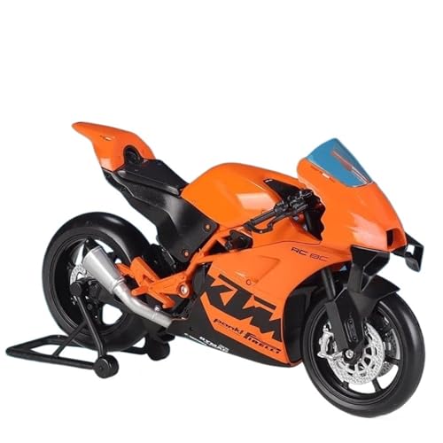 1:12 Für Rc 8c Road Racing Alloy Motorradmodell(Orange) von RHUIMEI
