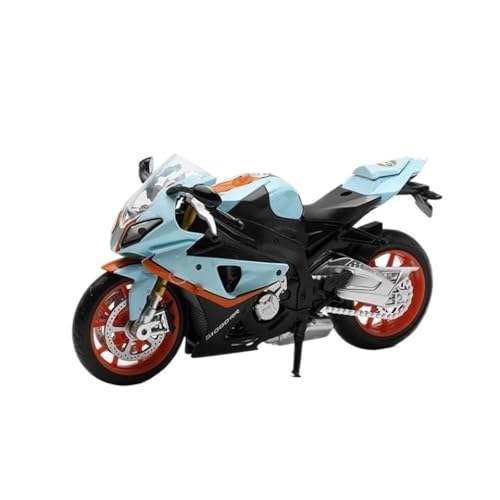 1:12 Für S1000 RR Legierung Motorrad Druckgussmodell(Blue) von RHUIMEI