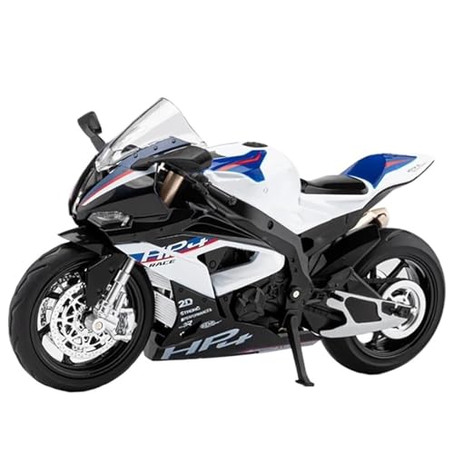 1:12 Für S1000RR HP4 Legierung Druckguss Rennmotorrad Modell(White) von RHUIMEI