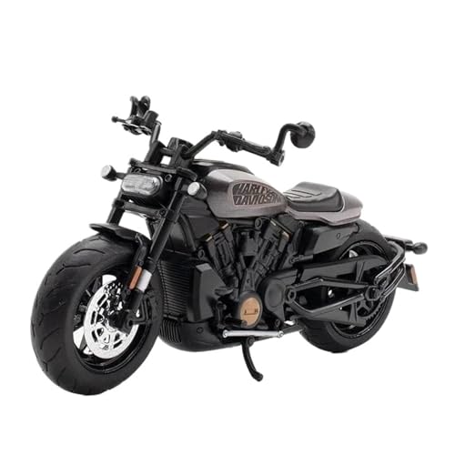 1:12 Für Sportster S Alloy Racing Motorradmodell(Chrome) von RHUIMEI