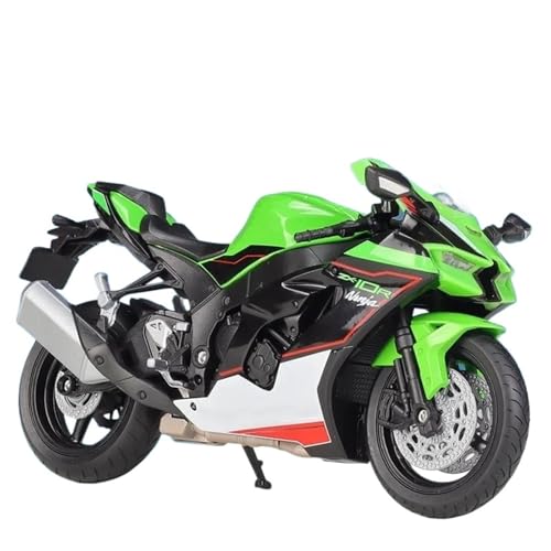 1:12 Für ZX-10R Legierung Heavy Duty Lokomotive Motorrad Modell(Green) von RHUIMEI
