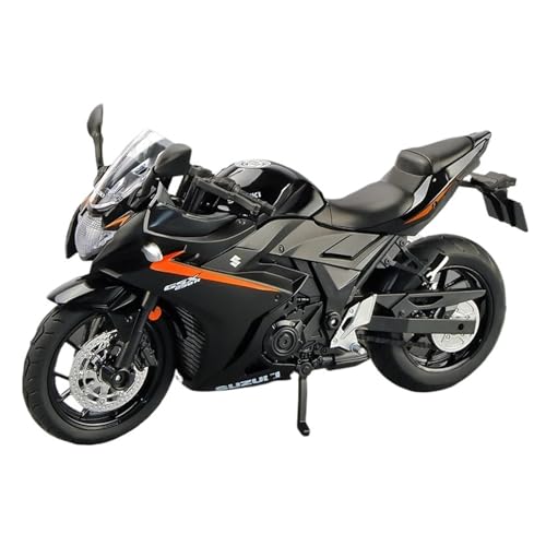 1:12 GSX250R Motorrad Modell Simulation Legierung Motorrad Spielzeug Auto Junge Sammlung Ornamente Geschenk Exquisite(Black) von RHUIMEI