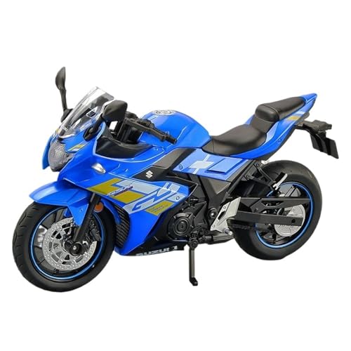 1:12 GSX250R Motorrad Modell Simulation Legierung Motorrad Spielzeug Auto Junge Sammlung Ornamente Geschenk Exquisite(Blue) von RHUIMEI