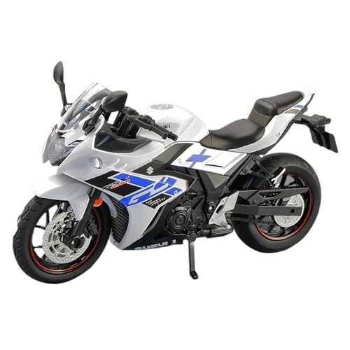 1:12 GSX250R Motorrad Modell Simulation Legierung Motorrad Spielzeug Auto Junge Sammlung Ornamente Geschenk Exquisite(White) von RHUIMEI