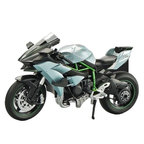 1:12 H2r Motorrad Modell Legierung Simulation Sammlung Auto Modell Motorrad Spielzeug Handstück Geschenk Exquisite(Blue) von RHUIMEI