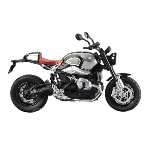 1:12 Latte Motorrad Auto Nachahmung Echte Legierung Motorrad Racing Modell Sammlung Ornament Geschenk Exquisite(Black) von RHUIMEI