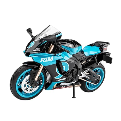 1:12 Legierung R1M Motorrad Modell Ornamente Simulation Motorrad Racing Sound Und Licht Spielzeug Exquisite(Bronze) von RHUIMEI