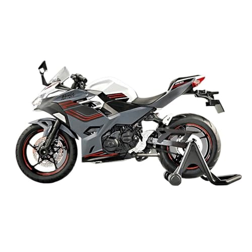 1:12 Ninja400 Motorradmodell Simulation Legierung Motorrad Spielzeug Junge Hand Geschenk Exquisite(White) von RHUIMEI