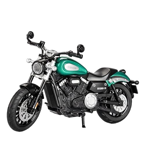 1:12 Penta Jinjila 300 Motorradmodell Vintage Motorrad Simulation Legierung Automodell Ornamente Exquisite(Green) von RHUIMEI