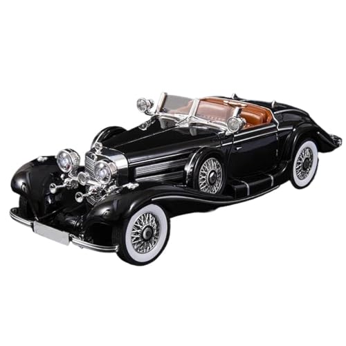 1:18 Für 500K Retro-Legierung Automodell(Black) von RHUIMEI