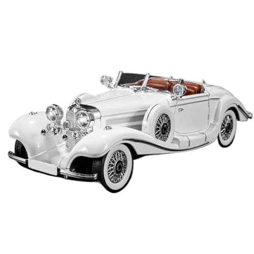 1:18 Für 500K Retro-Legierung Automodell(White) von RHUIMEI