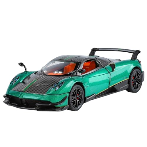 1:18 Für Huayra BC Alloy Diecast Modellauto Mit Carbonfaserverkleidung(Green) von RHUIMEI