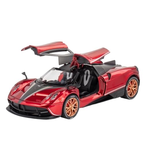 1:18 Für Huayra BC Alloy Diecast Modellauto Mit Carbonfaserverkleidung(Red) von RHUIMEI