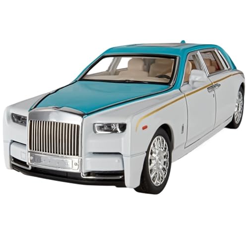 1:18 Für Phantom Modell Auto Legierung Pull Back Druckguss Auto Sound Und Licht Modell(Green) von RHUIMEI