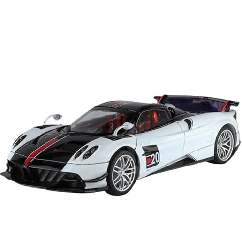 1:18 for Huaya Legierung Sport Auto Modell Ornamente Sammlung(White) von RHUIMEI