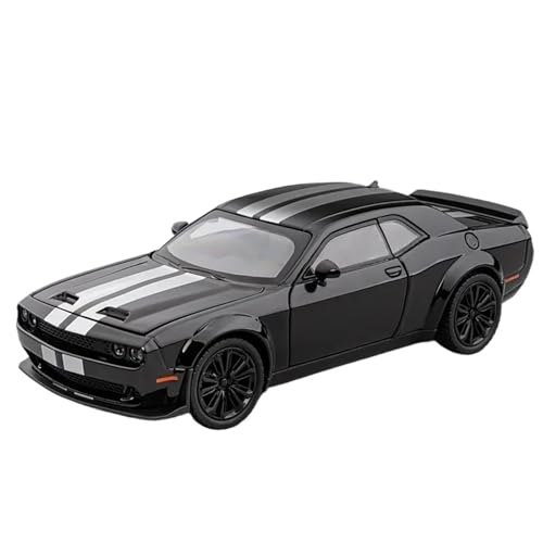 1:22 Für Challenger Alloy Druckguss-Sportwagenmodell(Black) von RHUIMEI