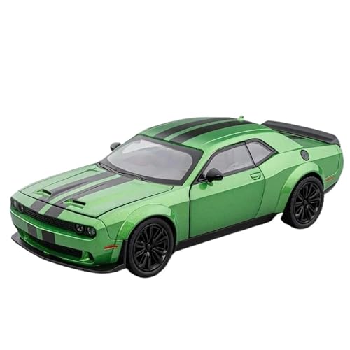 1:22 Für Challenger Alloy Druckguss-Sportwagenmodell(Green) von RHUIMEI