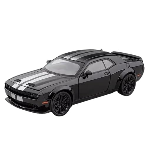 1:22 Für Challenger SRT Legierung Druckguss Sportwagenmodell(Black) von RHUIMEI