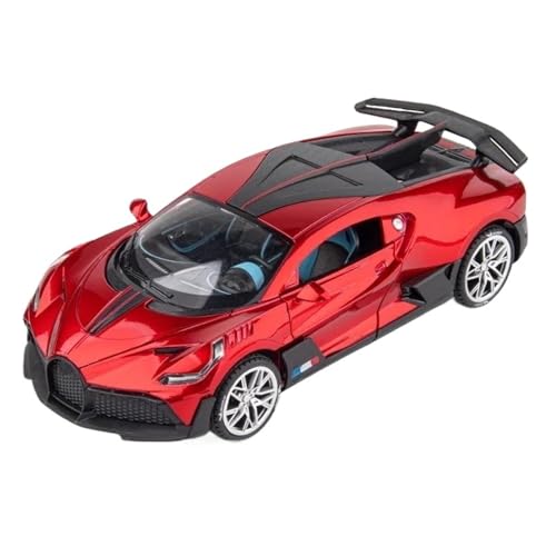1:22 Für Divo Alloy Druckguss-Sportwagenmodell(Red) von RHUIMEI