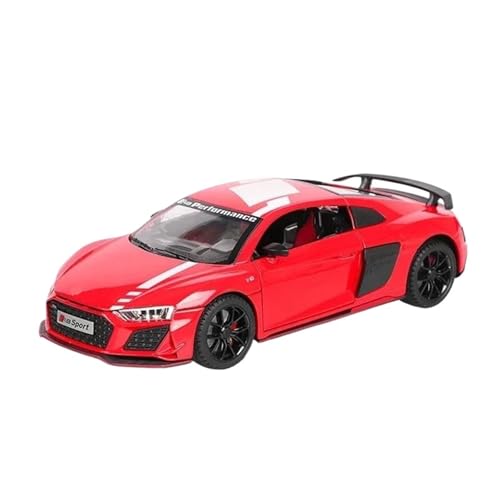1:24 For R8 V10 Die-cast Alloy Sports Car Model (Red) von RHUIMEI