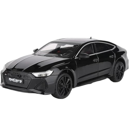 1:24 Für Rs 7 Coupe Legierung Automodelle Druckguss Metall Sportwagen(Black) von RHUIMEI