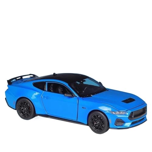 1:24 Für 2024 Mustang GT Legierung Diecast Sportwagenmodell(Blue) von RHUIMEI