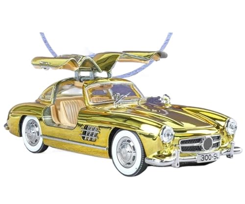 1:24 Für 300SL Galvanisierte Version Automobil-Druckguss-Metallmodell(Gold) von RHUIMEI