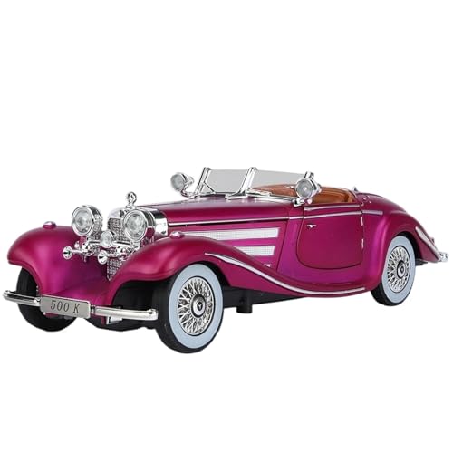 1:24 Für 500K Legierung Oldtimer-Modell(Pink) von RHUIMEI