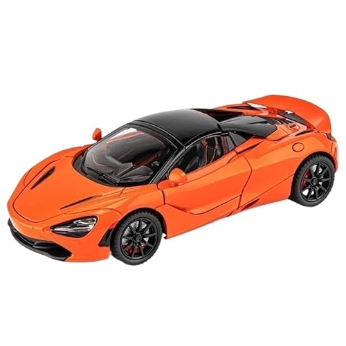 1:24 Für 720 S Alu-Druckguss-Sportwagenmodell(Orange) von RHUIMEI