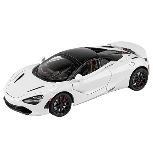 1:24 Für 720 S Alu-Druckguss-Sportwagenmodell(White) von RHUIMEI