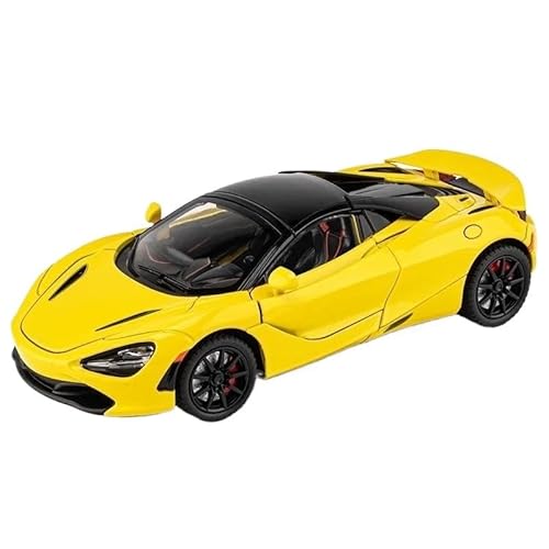 1:24 Für 720 S Alu-Druckguss-Sportwagenmodell(Yellow) von RHUIMEI