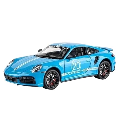 1:24 Für 911 Turbo S Roadster Simulation Druckgusslegierung Modellauto(Blue) von RHUIMEI