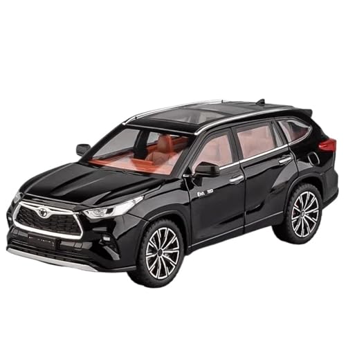 1:24 Für Automodell Druckguss SUV Highlander (Black) von RHUIMEI