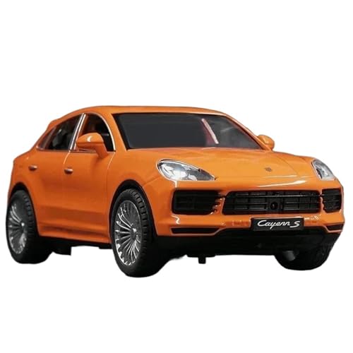 1:24 Für Cayenne S Druckguss-Legierungsautomodell(Orange) von RHUIMEI