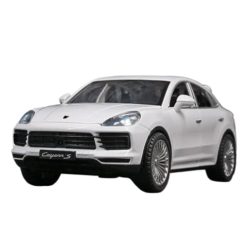 1:24 Für Cayenne S Druckguss-Legierungsautomodell(White) von RHUIMEI