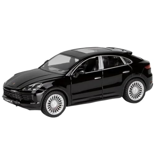 1:24 Für Cayenne Turbo S Legierung Diecast Automodell(Black) von RHUIMEI