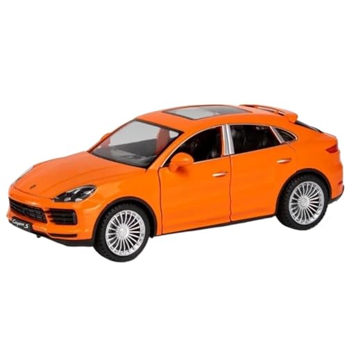 1:24 Für Cayenne Turbo S Legierung Diecast Automodell(Orange) von RHUIMEI