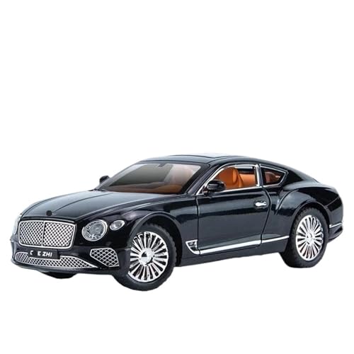 1:24 Für Continental GT(Schwarz) Fahrzeugmodellsammlung aus Metalllegierung von RHUIMEI